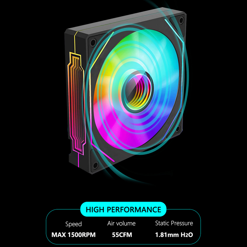 JUMPEAK MS120 120mm Case Fan 5 - Pc Water Cooling 评论和价格