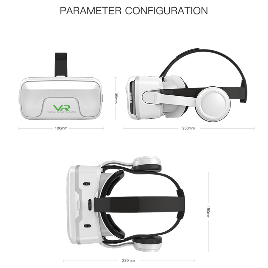 VR Shinecon 10.0 Helmet 3D Gla - Vr Headset Pc 评论和价格