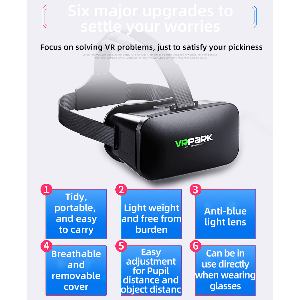 Virtual Reality Helmet VR Glas - Vr Headset Pc 评论和价格